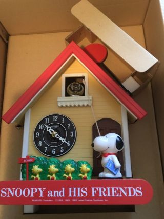Rare Snoopy Citizen Coocoo Clock