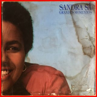 Brazilian Boogie Funk Lp Sandra Sa - Grandes Momentos Rge - Mega Rare 