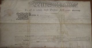 1796,  General Thomas Mifflin,  President Of Continental Congress,  Signed Land