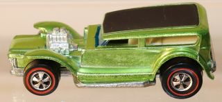 Dte 1970 Hot Wheels Redline 6401 Metallic Lt Green The Demon W/white Interior