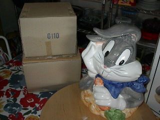 Warner Brothers Bugs Bunny Looney Tunes Cookie Jar 1993 NIB/UNUSED W/BOXES 3