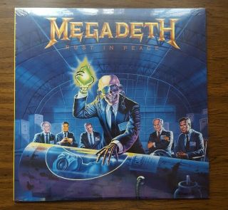 Megadeth Rust In Peace 180g Translucent Blue Vinyl Limited,  2500 Copies