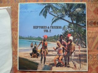 Heptones And Friends - Volume 2 (lp - Uk Attack Atlp 1001 - Reggae / Vg, )