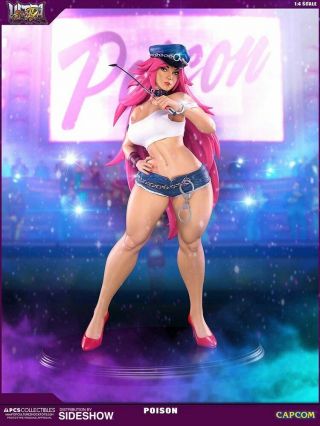 Pop Culture Shock Poison Statue Sideshow Scale Street Fighter