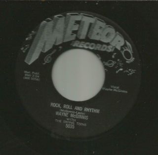 Rockabilly - Wayne Mcginnis - Rock,  Roll And Rhythm - Hear - 1956 Meteor 5035