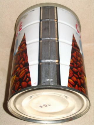 Waldbaums 1 Lb Coffee Tin Can Famous York Area Supermarket EXCEEDINGLY RARE 4