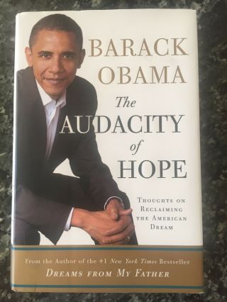 Barack Obama HAND SIGNED The Audacity of Hope Hardcover Book 2