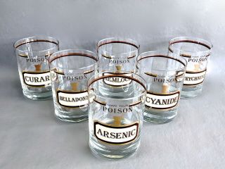 Name Your Poison Rocks Glasses Set Of 6 Cera