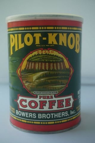 Pilot - Knob Coffee Nos 11.  5 Oz Can Bowers Brothers
