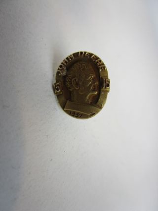 John Deere Vintage Service Pin Tie Tack 10 K Gold 15 YEAR 3