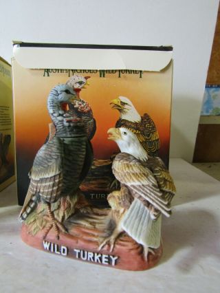 Wild Turkey & Eagle Miniature Decanter
