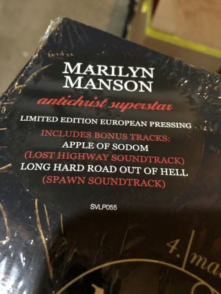 Marilyn Manson Jesus Christ Superstar European Edition Metallica Metal Gothic 3