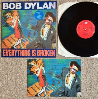 Bob Dylan - Everything Is Broken - With Print - 12” Single - Plus