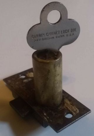 Vintage Corbin Cabinet Div - Trade Stimulator Lock Conn.  Usa