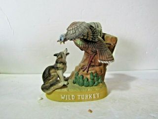 Wild Turkey & Coyote Miniature Decanter