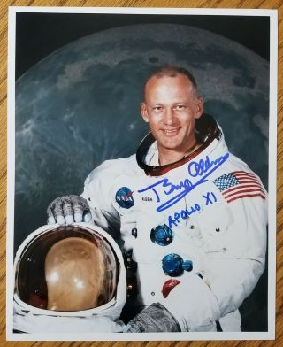 Buzz Aldrin Signed Apollo 11 Photo