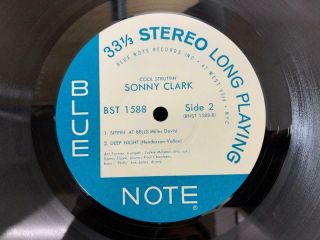 SONNY CLARK COOL STRUTTIN ' BLUE NOTE BST 1588 STEREO JAPAN VINYL LP 5