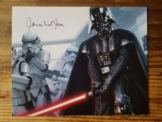 James Earl Jones (actor) Autographed/signed 8x10 Photo.  Darth Vader Star Wars