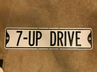7up Drive Metal Street Sign