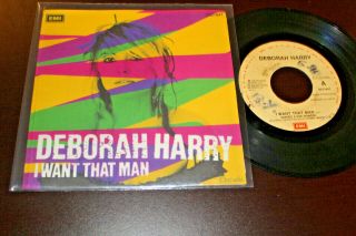 Blondie Deborah Harry I Want That Man 1989 Mexico 7 " Promo 45 Synth Pop
