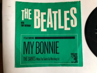 The Beatles My Bonnie / The Saints 1964 MGM 45 RPM Record w/Picture Sleeve 3