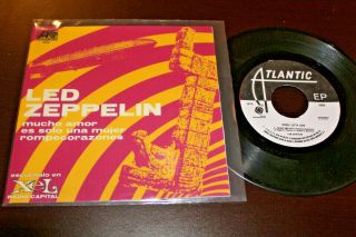 Led Zeppelin Whole Lotta Love,  2 1970 Mexico 7 " Radio Promo Ep Psych