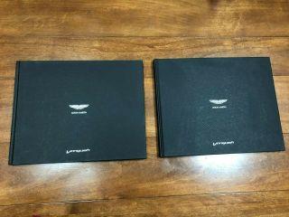 2 Aston Martin Vanquish Hardcover Brochures Catalogs Book 706364