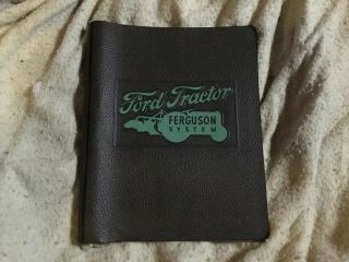 1940 Ford Tractor Ferguson Systems Binder With Tractor Books/manuals/flyers