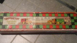 Tootsietoy Railway Express A&p Truck Set In The Box