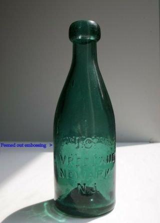 " I.  C.  Vreeland - Newark,  N.  J - Supr Soda Water Union Glass Phila "