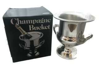 Vintage Leonard Silver Plated Champagne Wine Ice Bucket