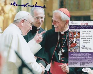 Cardinal Donald Wuerl Signed 8x10 Photo W/ Jsa R73788 Pope Francis
