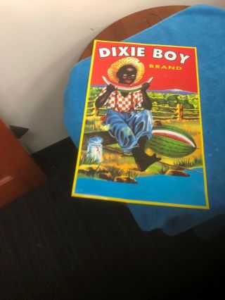 Vintage Dixie Boy Brand Label