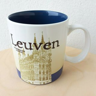 Starbucks City Mug 16 Oz Leuven Series 2016 Belgium Discontinued