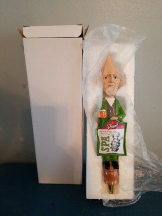 L@@k Stevens Point Beer Session Ale Spa Cone Head Figural Guy Tap Handle Wis Mib