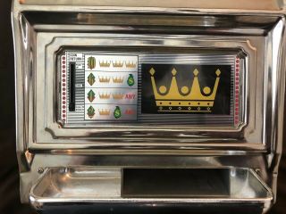 Vintage WACO Casino Crown 25 Cent Casino Slot Machine Gambling Antique metal toy 3