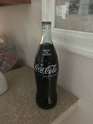 Vintage Coca - Cola Full Bottle Brooklyn Ny Tall 26 Oz (1 Pint,  10 Oz) Coke