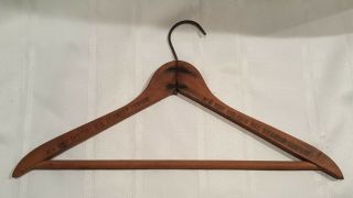 1 Vintage " York And Cuba Mail Steamship Company " Wooden Hanger Cruise