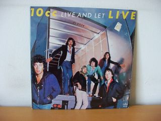 10cc " Live And Let Live " Double Lp 1977 (mercury Srm - 2 - 8600)