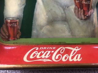 1927 Coca Cola Metal Serving Tray The Soda Jerk 3