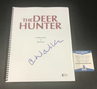 Christopher Walken Signed Autographed The Deer Hunter Full Movie Script Beckett