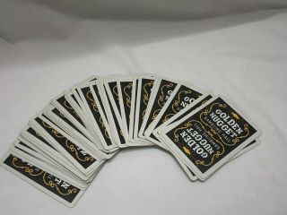 Vintage Golden Nugget Black Deck Gambling Hall Playing Cards Las Vegas Casino 3