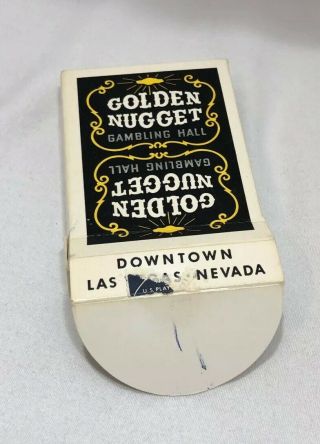 Vintage Golden Nugget Black Deck Gambling Hall Playing Cards Las Vegas Casino 8
