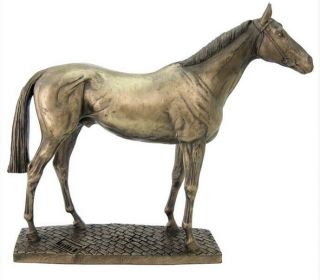 12 " Stallion Statue Horse Sculpture Barn Farm Animal