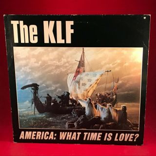 Klf America: What Time Is Love? 1992 Uk 12 " Vinyl Single