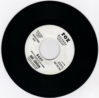 Northern Soul 45rpm - Jeri Jordan On Fox Records - Rare Promo Sound Clip