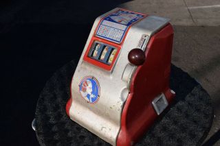 Liberty Bell Groetchen 5 Cent Trade Tobacco 1930s Slot Machine Casino