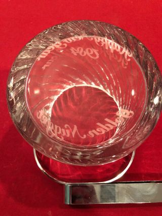 Golden Nugget Casino Ice Container Happy Year 1984 With Tongs 7