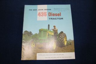 John Deere 435 Diesel Tractor Brochure 2 - 53 Detroit Engine
