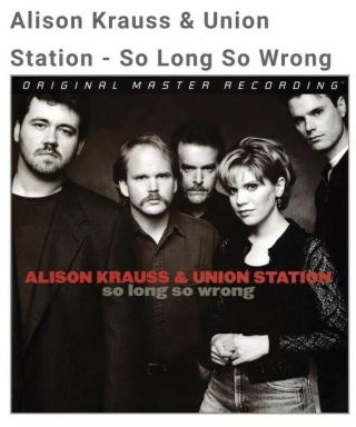 Alison Krauss & Union Station So Long So Wrong 180g Vinyl 2lp Mfsl - Mofi